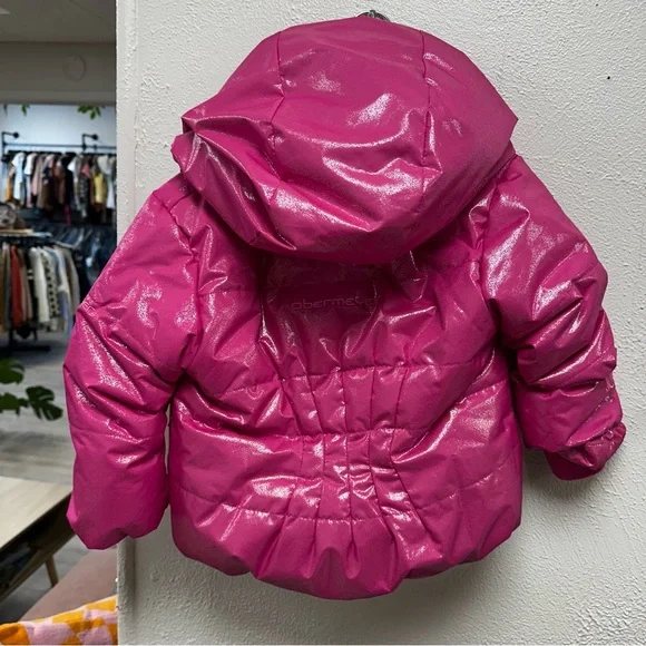 Obermeyer pink sparkle snow jacket